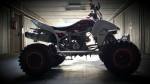Il quad Honda TRX 450 adattato, del team Garpez.