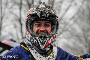 Il sorriso a fine gara, la dice lunga sulla soddisfazione del pilota. Bravo Andrea!