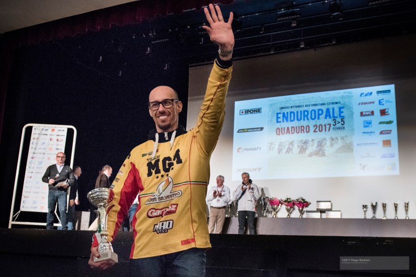 La premiazione di Andrea, al Centro Congressi di Le Touquet, davanti a 2.000 persone. Foto: Diego Barbieri